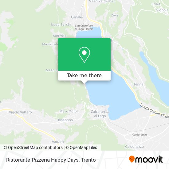 Ristorante-Pizzeria Happy Days map