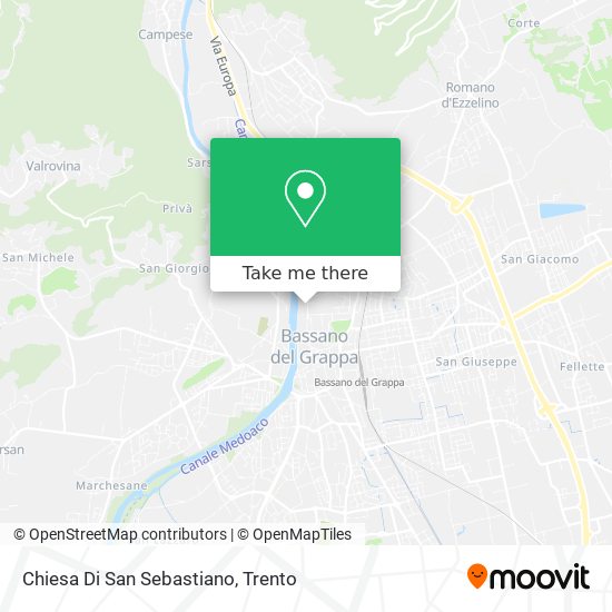 Chiesa Di San Sebastiano map