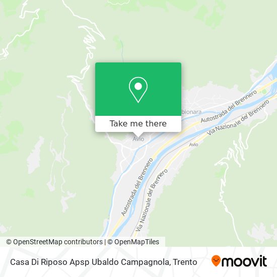 Casa Di Riposo Apsp Ubaldo Campagnola map