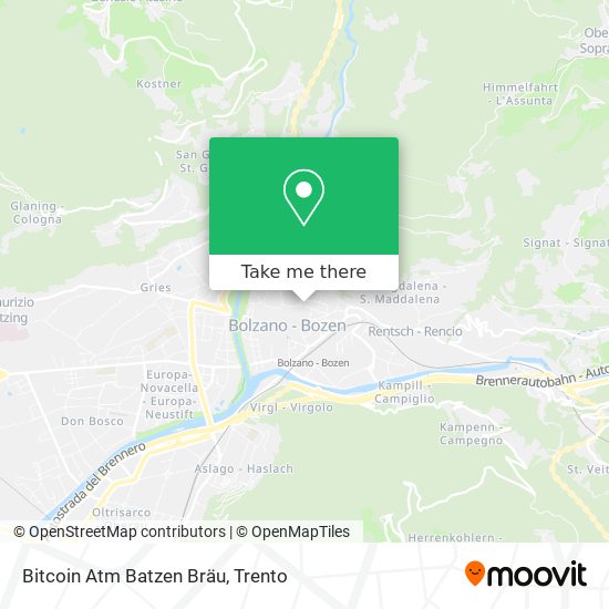 Bitcoin Atm Batzen Bräu map