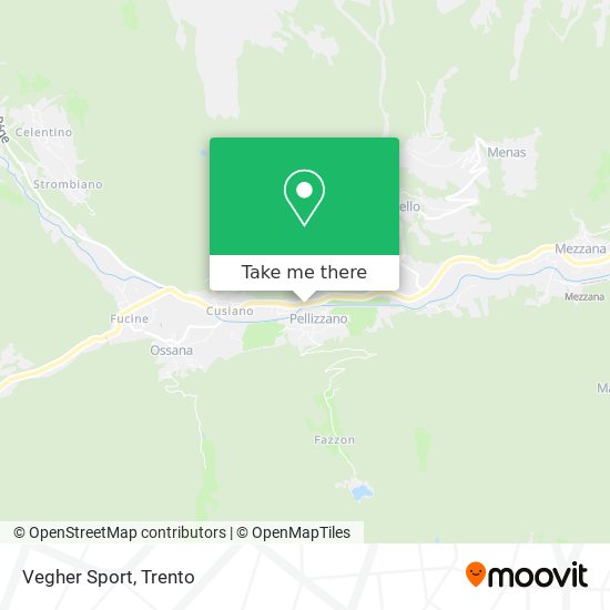 Vegher Sport map