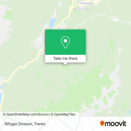 Rifugio Dosson map