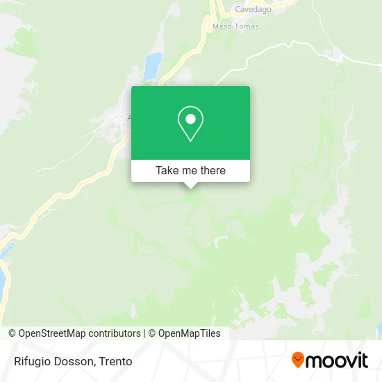 Dosson Refuge map