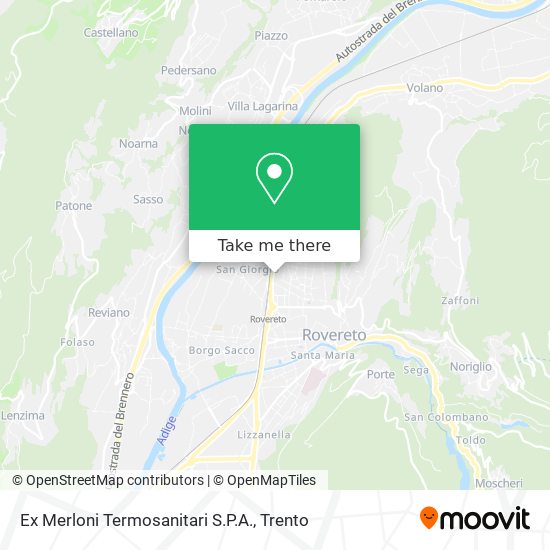 Ex Merloni Termosanitari S.P.A. map