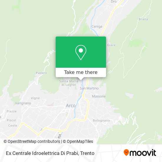Ex Centrale Idroelettrica Di Prabi map