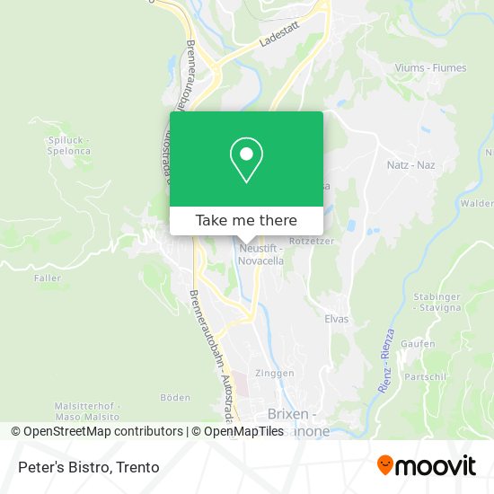 Peter's Bistro map