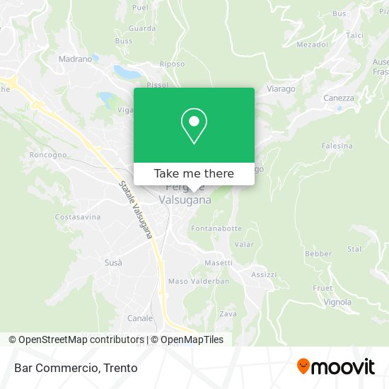 Bar Commercio map