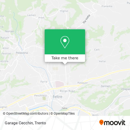 Garage Cecchin map