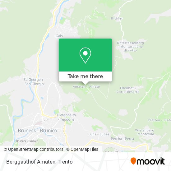 Berggasthof Amaten map