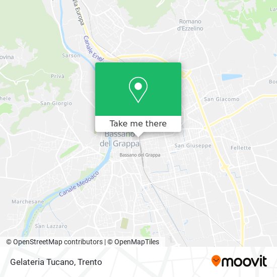 Gelateria Tucano map