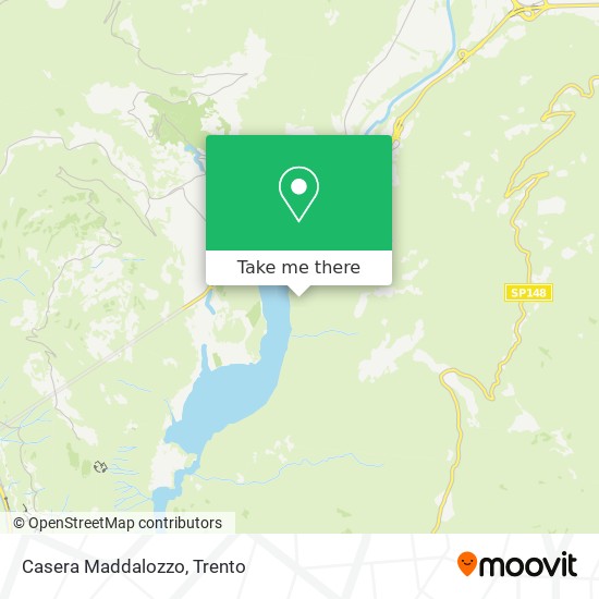 Casera Maddalozzo map