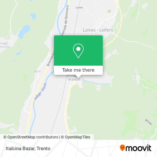 Italcina Bazar map