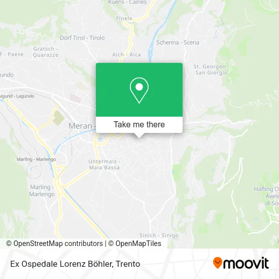 Ex Ospedale Lorenz Böhler map