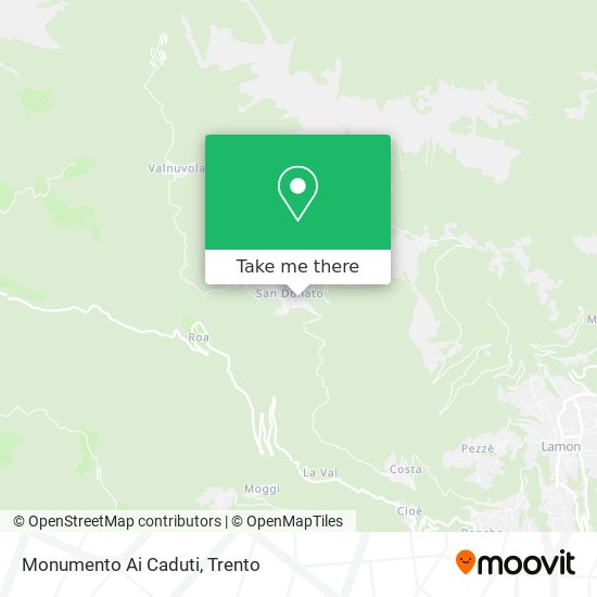 Monumento Ai Caduti map