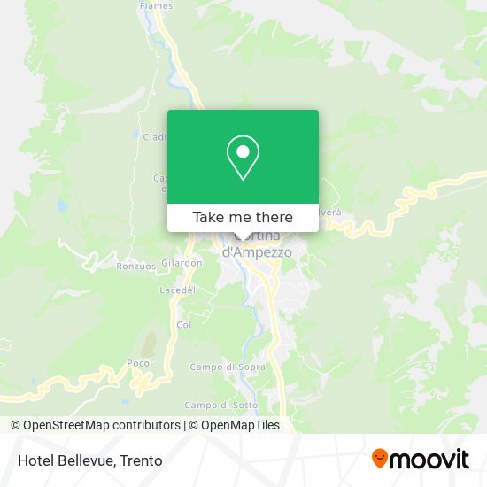 Hotel Bellevue map