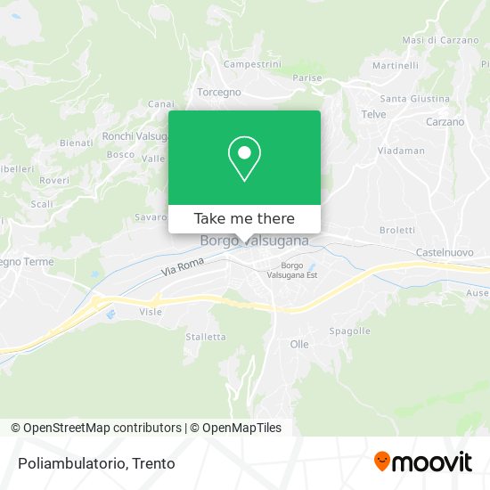 Poliambulatorio map