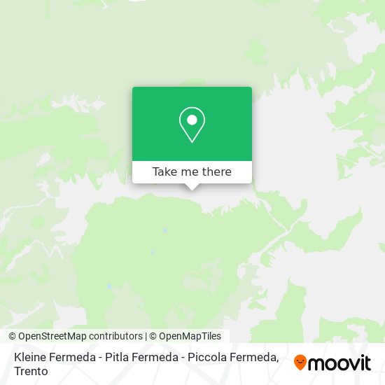 Kleine Fermeda - Pitla Fermeda - Piccola Fermeda map