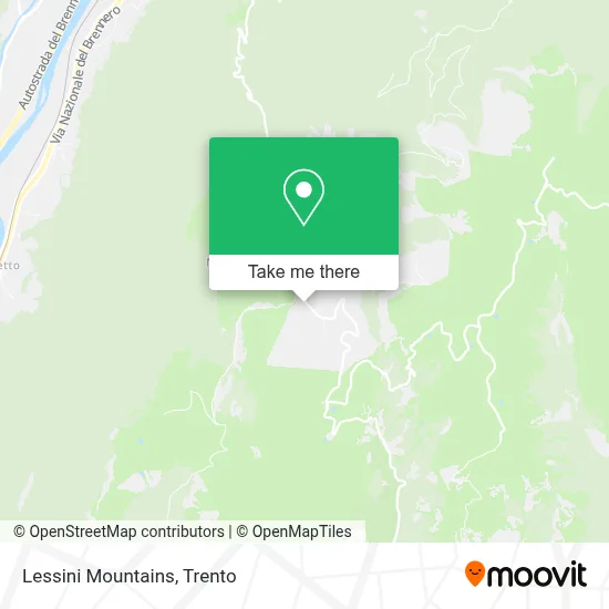 Lessini Mountains map