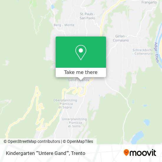 Kindergarten ""Untere Gand"" map