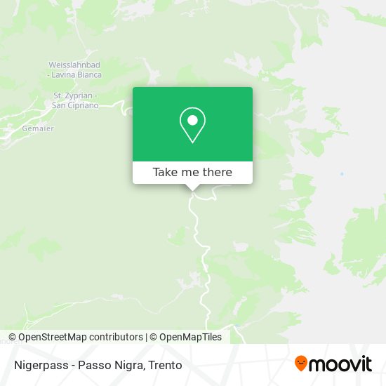 Nigerpass - Passo Nigra map