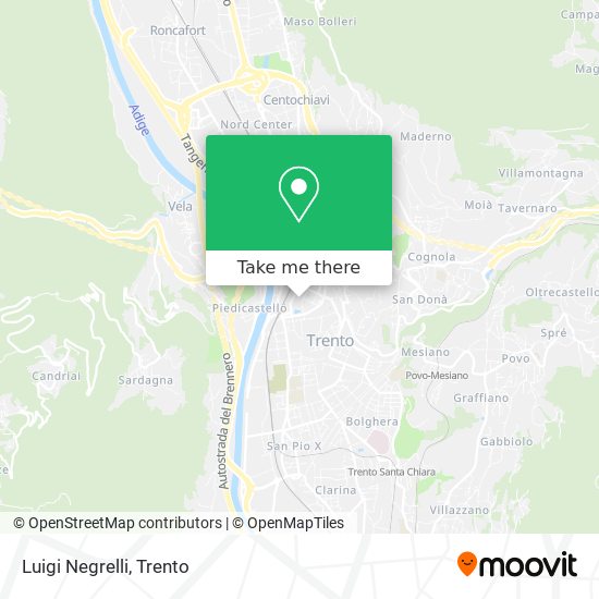 Luigi Negrelli map