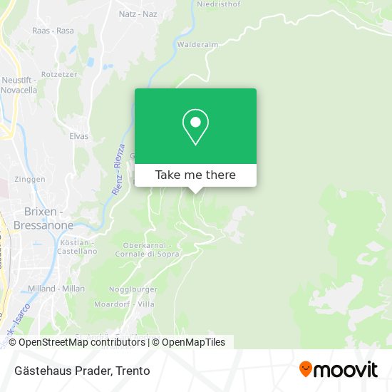 Gästehaus Prader map