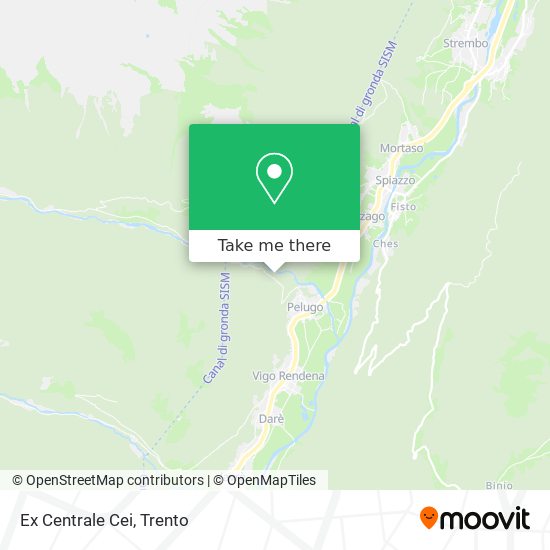 Ex Centrale Cei map