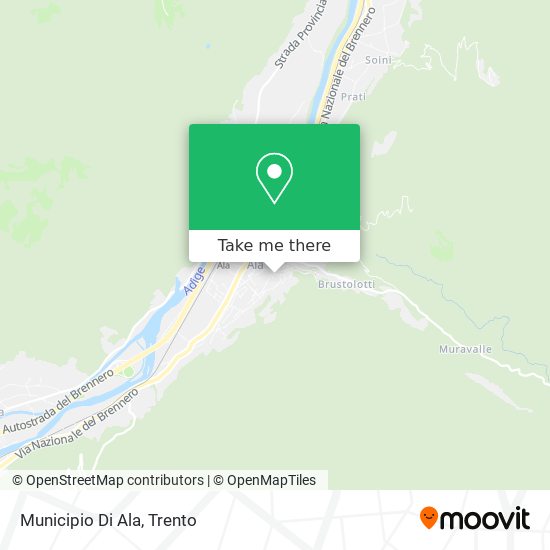 Municipio Di Ala map