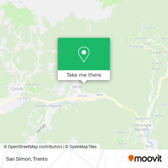 San Simon map