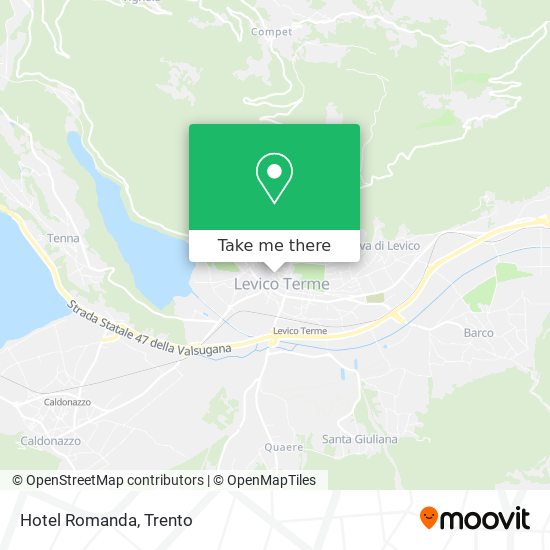 Hotel Romanda map