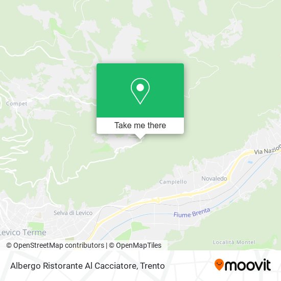 Albergo Ristorante Al Cacciatore map