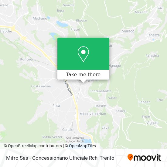 Mifro Sas - Concessionario Ufficiale Rch map