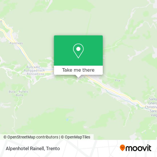 Alpenhotel Rainell map