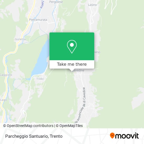 Parcheggio Santuario map