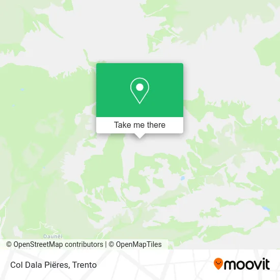 Col Dala Piëres map