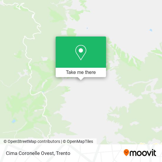 Cima Coronelle Ovest map