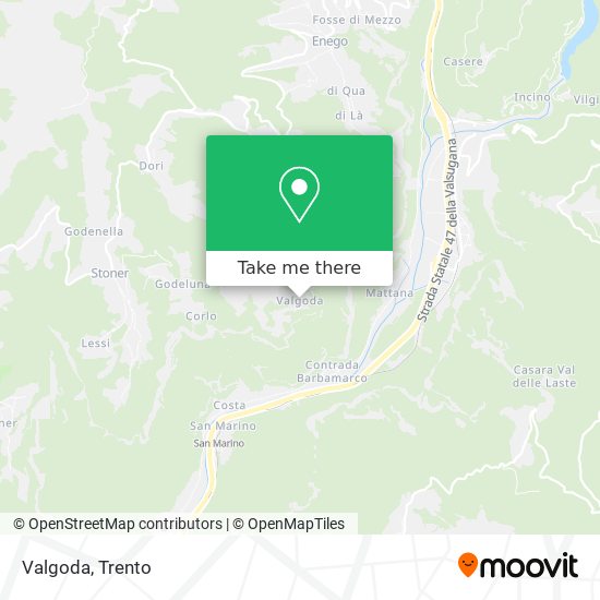 Valgoda map