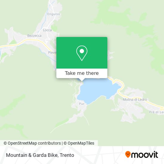 Mountain & Garda Bike map