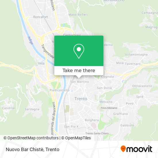Nuovo Bar Chistè map