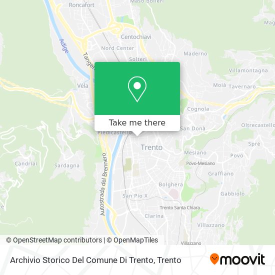 Archivio Storico Del Comune Di Trento map