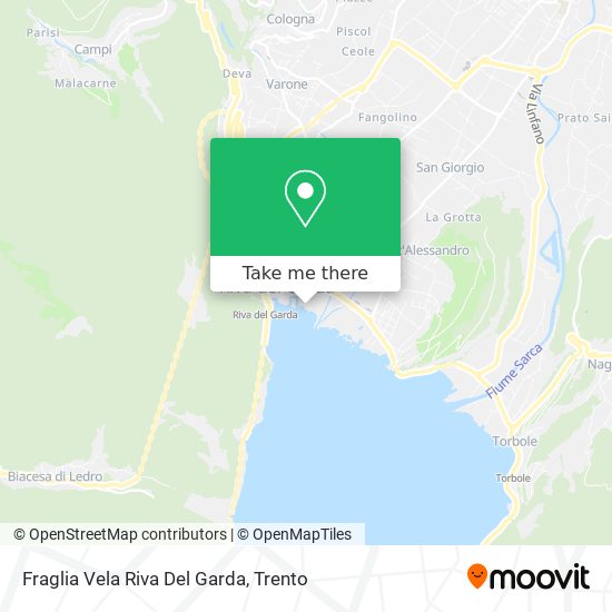 Fraglia Vela Riva Del Garda map