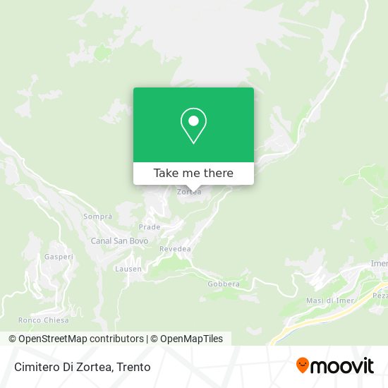 Cimitero Di Zortea map