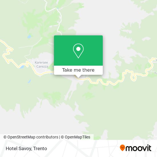 Hotel Savoy map