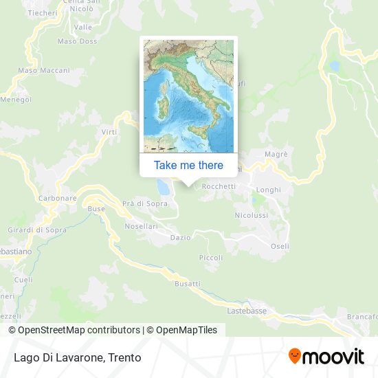 Lago Di Lavarone map