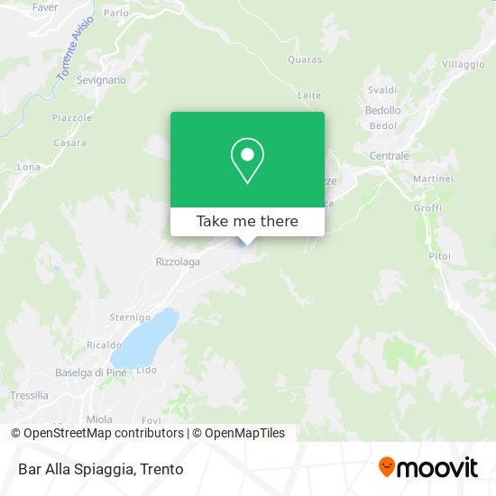 Bar Alla Spiaggia map