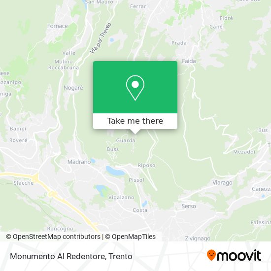 Monumento Al Redentore map