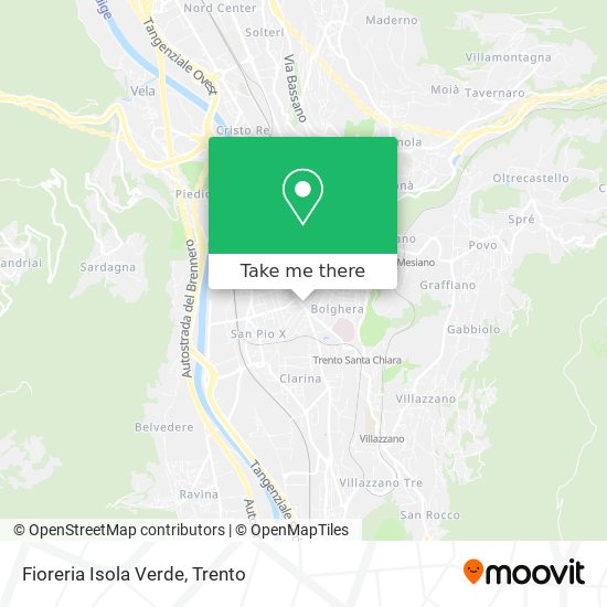 Fioreria Isola Verde map