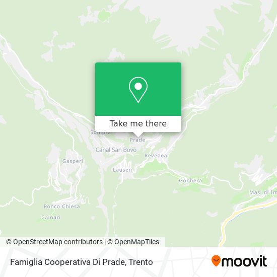 Famiglia Cooperativa Di Prade map