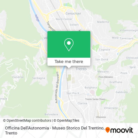 Officina Dell'Autonomia - Museo Storico Del Trentino map