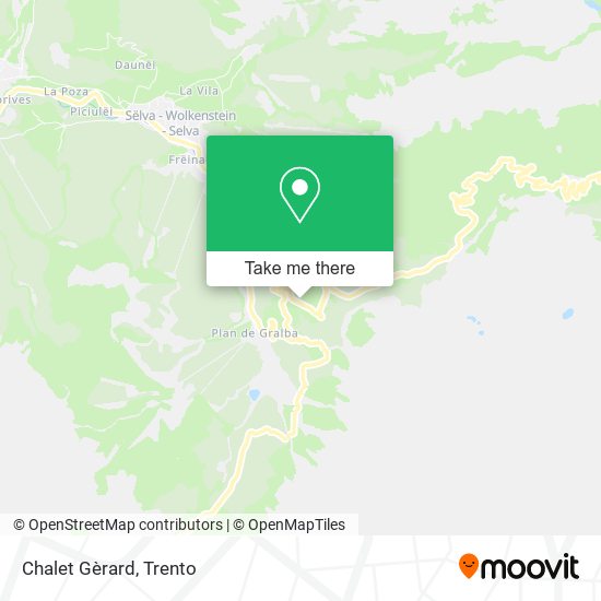 Chalet Gèrard map
